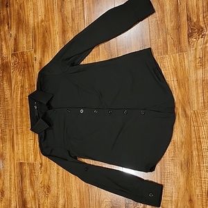 DJT black button shirt